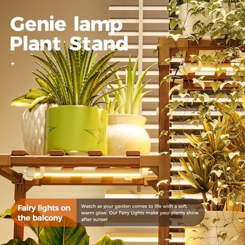 Bamworld Plant Stand with Grow Light Plant Shelf - Image 3