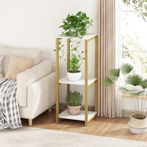 3 Tier Plant Stand Indoor Corner Tall Square Shape Plant Shelf - Image 2