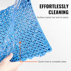 VEVOR Interlocking Tile 50PCS Blue, Drainage Tiles 12" x 12" Splicing, Soft PVC - Image 5