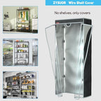 Shelving Dust Cover for Shelves, Fits 32.5"x16.5"x63" Shelf - Image 6