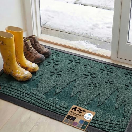 GORILLA GRIP WeatherMAX Door Mat, Indoor Outdoor by GorillaGrip