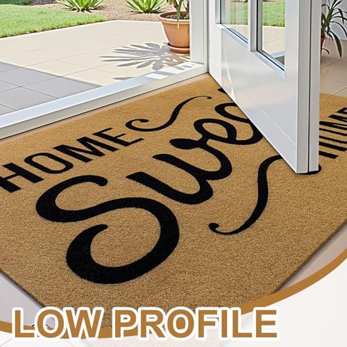 OLANLY Front Door Mat 59x34, Low Profile Doormat - Image 4