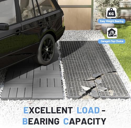 Interlocking Deck Tiles Outdoor Waterproof, Composite Patio Flooring - Image 4