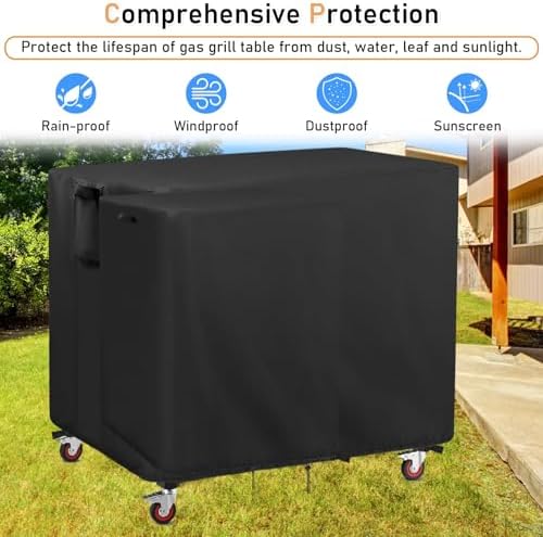 Prep Table Cover for Movable Dining Cart Table - Image 5