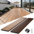 Circle Hole Composite Decking Boards 8ft 9 Pcs by ShunHong