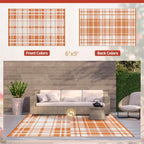 GENIMO Fall Decor Outdoor Rug, Plastic Rugs - Image 3