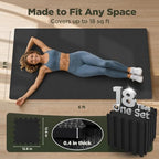 AIRHOP 36 PCS Gym Floor Mat, EVA Foam Puzzle Gym Mat, High-Density Interlocking - Image 2