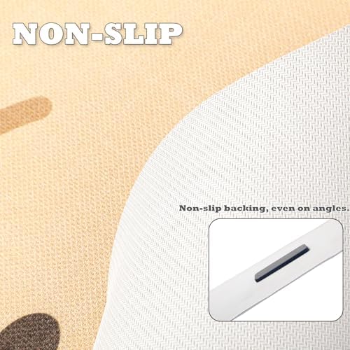 Cute Animals Bath Mat Quick Dry and Absorbent Microfiber, Non-Slip Thin Bath Rug - Image 5