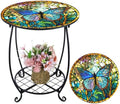 Cinnvoice Outdoor Side Table Small End Patio Porch Table by QinYee
