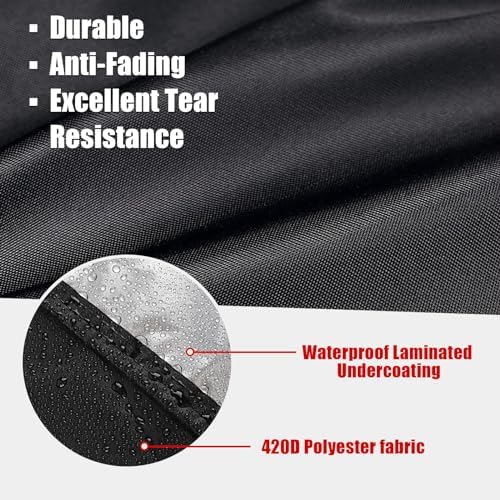 Outdoor Single Burner Stove Cover Fit - Image 4