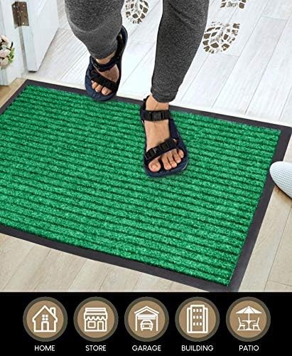 LuxUrux Striped Green Door Mat 2-Pack - Image 5