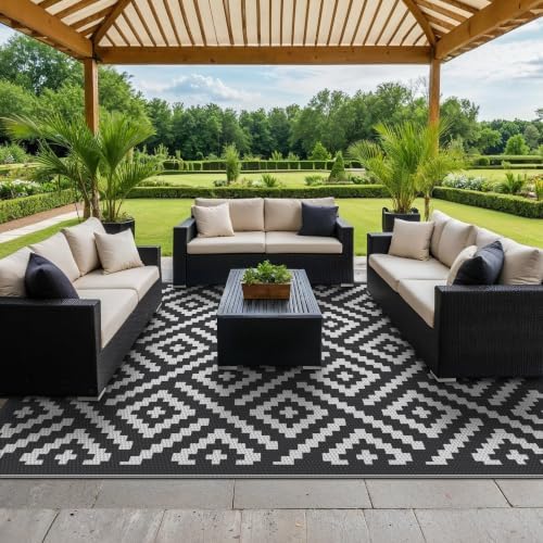 GENIMO Outdoor Rug, Waterproof Plastic Rugs - Image 6