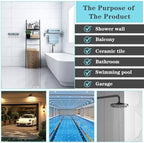 Floor Scrub Brush for Cleaning Bathroom, Garage and Deck - Image 7