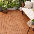 Acacia Deck Tiles Interlocking Outdoor Flooring by 3rdStreetInn