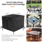 Outdoor Table Cover for 42 Inch Patio Bar Height Table - Image 2