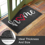 KILOCOCO Black Outdoor Door Mat Welcome Mat Funny Home Mats - Image 3