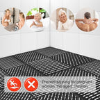 MYFAMIREA Modular Interlocking Cushion 12 Pack 11.8" x 11.8" Rubber Floor Tiles - Image 6