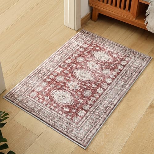 2x3 Door Mat Washable Boho Non Slip Small Throw Rugs - Image 5