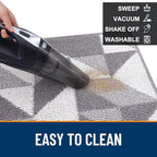 OLANLY Door Mat Indoor Entrance Washable 30x17, Odor-Free Low-Profile Front - Image 6
