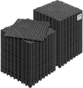 VEVOR Interlocking Tile 55PCS Black, Drainage Tiles 12" x 12" Splicing by VEVOR
