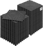VEVOR Interlocking Tile 55PCS Black, Drainage Tiles 12" x 12" Splicing by VEVOR