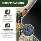 Boho Cactus Kitchen Rugs Set of 2 - Image 4