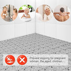 MYFAMIREA Modular Interlocking Cushion 18 Pack 11.8" x 11.8" Rubber Floor Tiles - Image 6