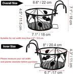 Tosnail 2-Pack Metal Plant Holders - Image 2