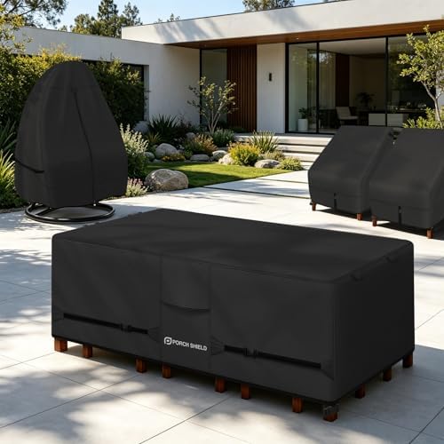 Porch Shield Waterproof Rectangular Patio Table Cover 108 x 60 inch - Image 7