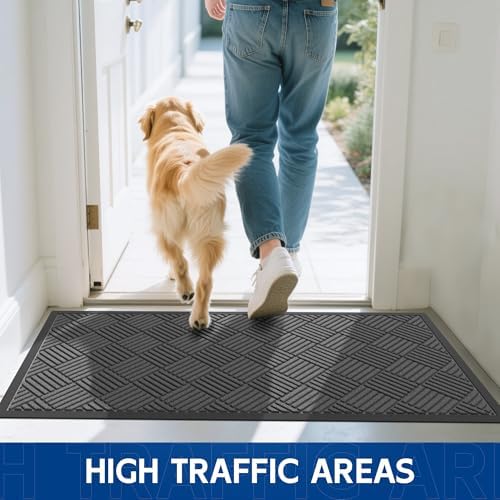 Durable Indoor Outdoor Door Mat, Non-Slip Backing, Stain and Fade Resistant - Image 6