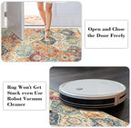 Lahome Moroccan Washable Circle Rug, Soft Vintage Round Rug 4ft Kitchen - Image 4