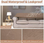 Easy-Going 100% Waterproof Loveseat Couch Cover Stretch Jacquard Sofa Cover - Image 3