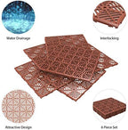 Pure Garden 50-147 Multipurpose Indoor/Outdoor Flooring Interlocking Tiles - Image 2