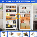 GAIOUS 74.8" Tall Metal Storage Cabinet - Image 5