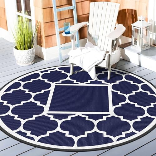 GENIMO Outdoor Rug, Waterproof Plastic Rugs - Image 2