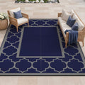 GENIMO Outdoor Rug, Waterproof Plastic Rugs by GENIMO