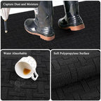 Ileading Indoor Door Mat 32"x48", Absorbent Dog Muddy Paws Mats, Low-Profile - Image 4
