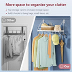 Tajsoon Over the Door Clothes Rack - Image 5