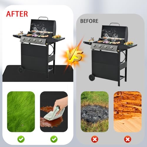 Large 60 x 40 Inch BBQ Under Grill Mat - Image 2