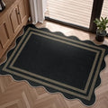 Easy Jute Outdoor Mats for Front Door, 2x3 Small Washable Kitchen Rugs by LORWER