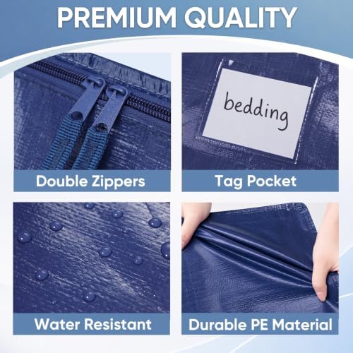 TICONN 4 Pack Extra Large Moving Bags Heavy Duty - Image 5