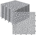 Rovibek 12PCS Plastic Interlocking Deck Tiles by Rovibek