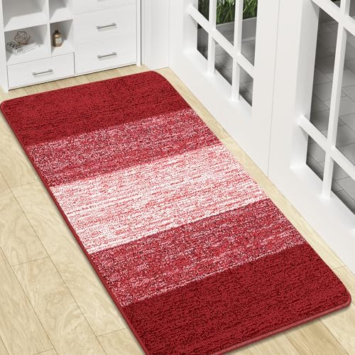 Kitinjoy Indoor Outdoor Door Mat, 47x20 Non-Slip Dirt Trapper Doormats by Kitinjoy
