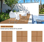 Goovilla Plastic Interlocking Deck Tiles, 36 Pack - Image 6