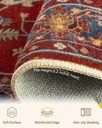 RELEANY Washable Area Rug, Large 10'x14' - Image 3
