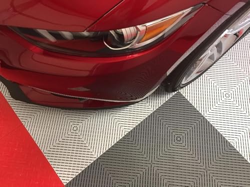 Swisstrax Ribtrax Smooth PRO Interlocking Garage Floor Tiles, 15.75 x 15.75-Inch - Image 6