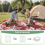 GENIMO Outdoor Rug, Waterproof Plastic Rugs - Image 6