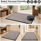 Mibao Super Absorbent Front Door Mat, Non-Slip Washable Indoor Doormats - Image 3