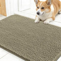 OLANLY Dog Door Mat for Muddy Paws 24x16, Super Absorbent Chenille Mud Mat by OLANLY