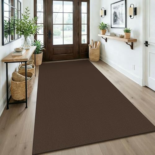 KOZYFLY Washable 4x6 Entry Woven Area Rug, Braided Throw Rugs - Image 2